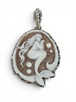 Colgante Mandile 1922 Mujer Cammei  in Plata Conchiglia 2KK71928